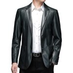 Blouson homme en simili cuir costume automne col rabattu casual - vert - insfity - mp53528514 Blouson homme en simili cuir costume automne col rabattu casual - vert - insfity - mp53528514