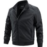 Blouson homme veste militaire homme chaud - fondupin - coupe - vent baseball - noir Blouson homme veste militaire homme chaud - fondupin - coupe - vent baseball - noir