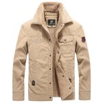 Blouson homme - zewow - doublé hiver - polaire - coton - style décontracté Blouson homme - zewow - doublé hiver - polaire - coton - style décontracté