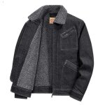 Blouson en jeans homme hiver doublé polaire veste zippee chaude epaisse multi poches pour automne hiver ... Blouson en jeans homme hiver doublé polaire veste zippee chaude epaisse multi poches pour automne hiver ...