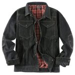 Blouson en jean homme veste denim multi poches loose fit couleur unie pour printemps et automne - taille ... Blouson en jean homme veste denim multi poches loose fit couleur unie pour printemps et automne - taille ...