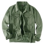 Blouson en jean homme veste denim multi poches loose fit couleur unie pour printemps et automne - taille ... Blouson en jean homme veste denim multi poches loose fit couleur unie pour printemps et automne - taille ...