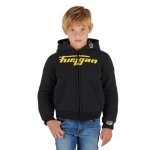 Blouson moto enfant furygan luxio - noir / jaune fluo - 12 ans