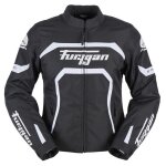 Blouson moto femme furygan mystic evo - noir / blanc - xl
