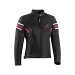 Blouson moto femme ixon ilana evo - noir / fushia - xl Blouson moto femme ixon ilana evo - noir / fushia - xl