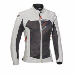 Blouson moto femme ixon orion - gris clair / anthracite - xl