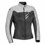 Blouson moto femme ixon orion - noir / gris - xs