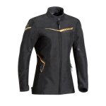 Blouson moto femme ixon slash - noir / or - s Blouson moto femme ixon slash - noir / or - s