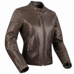 Blouson moto femme segura laxey - marron - taille 38 - homologu ce