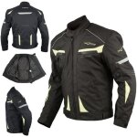 Blouson moto textile protections ce impermeable sport étanche fluo 3x Blouson moto textile protections ce impermeable sport étanche fluo 3x
