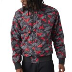 Blouson new era chicago bulls logo print - noir - homme