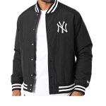 Blouson bomber new era new york yankees - homme - noir