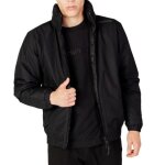 Blouson homme - calvin klein jeans - padded - noir - col montant - logo imprim