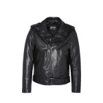 Blouson perfecto avec ceinture homme schott ref 54265 noir