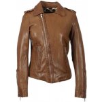 Blouson perfecto - oakwood - ref 50425 - cuir vritable - marron - femme