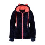 Blouson polaire � capuche femm