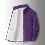 Blouson polaire femme - marque - violet - Épaisse chaude sport - manches longues Blouson polaire femme - marque - violet - Épaisse chaude sport - manches longues