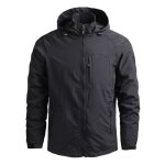 Blouson de randonnée homme - séchage rapide coupe - vent imperméable - noir Blouson de randonnée homme - séchage rapide coupe - vent imperméable - noir