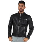 Blouson redskins cross janeiro en cuir ref 44189 noir
