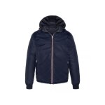 Doudoune schott riverso court capuche reversible 2en1