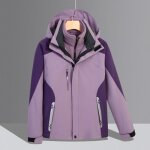 Blouson de ski imperméable chaude pour femme avec capuche - violet - sports dhiver - montagne - respirant ... Blouson de ski imperméable chaude pour femme avec capuche - violet - sports dhiver - montagne - respirant ...