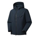 Blouson de ski - rsistance  leau - homme / femme - bleu fonce