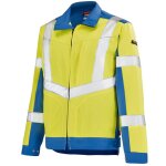 Blouson de travail haute visibilité mixte lutea work vision 2 jaune fluo / bleu azur t0 - lafon - la ... Blouson de travail haute visibilité mixte lutea work vision 2 jaune fluo / bleu azur t0 - lafon - la ...