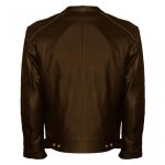 Blouson veste cuir pour moto gasoline taille xxl scrambler vintage marron neuf
