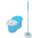 Blue balai serpill�re microfibre balai tournant avec seau pliable