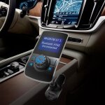 Bluetooth transmetteur fm voiture sans fil radio adaptateur avec �cran lcd et usb chargeur mains libres ...