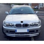 Pour bmw s�rie 3 e46 compact spoiler l�vre lame inf�rieure pare - choc avant 01 - 05