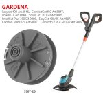 Bobine de fil de coupe pour gardena 5307 - 20adapt� pour coupe - bordures gardena easycut 400 comfortcut ...