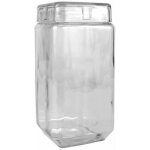 Bocal en verre la mediterrnea 22 l - carr - multicolore - 11 x 11 x 225 cm