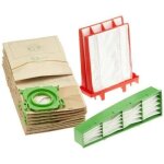 Bote de 10 sacs filtrants 3 couches pour airbelt c2 / c2. 1 / c3 / c3. 1 de sebo