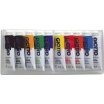 Boite de 10 tubes 10ml de gouache - couleur ass?