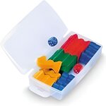 Boite 16 petits chevaux en bois + 2 des - pions dada - accessoires - jeu de societe traditionnel - pour ...