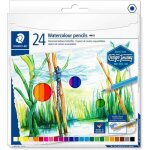 24 crayons de couleur - aquarellable - assortis - staedtler - design journey 24 crayons de couleur - aquarellable - assortis - staedtler - design journey