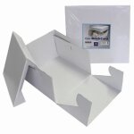 Bo�te � g�teau - wilton - 25x25x15 cm - carr�e - solide - carton / papier