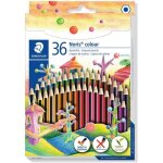 36 crayons de couleur - fabriqus en bois recycl - staedtler - noris colour 185