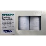 Boîte de 4 bobines de fil - madeira - pour surjeteuse Boîte de 4 bobines de fil - madeira - pour surjeteuse