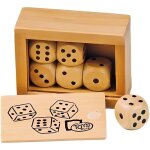 Boite de 6 des a jouer en bois 160 cm coffret . . .