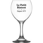 Bo�te de 6 verres � pied bistrot 21 cl - trendup