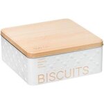 5five - bote biscuits mtal scandinave nature blanc