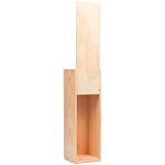 Boite en bois 1 magnum champagne - caisse bois rangement glissire 4050x1150x1150 cm [ coffret champagne ...