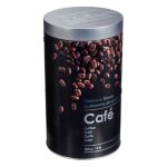 Bo�te � caf� relief ii 19cm noir