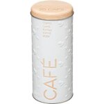 5five - bote  caf capsules mtal scandinave nature blanc