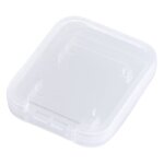 Bo�te pour carte m�moire - hama - sd slim box - transparent - blanc - ultra - fin