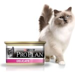 Boite pour chat - pro plan - delicate - nourriture humide pour chat difficile et délicat Boite pour chat - pro plan - delicate - nourriture humide pour chat difficile et délicat