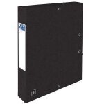 Boîte de classement à élastique oxford top file cartonné dos de 4 cm noir Boîte de classement à élastique oxford top file cartonné dos de 4 cm noir