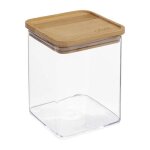 Bo�te de conservation carr�e couvercle bambou eske 1l - 5 five simply smart